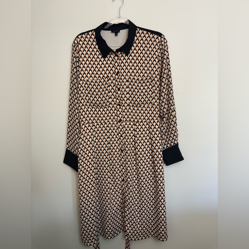 Who What Wear Button Down Fit & Flare Dress